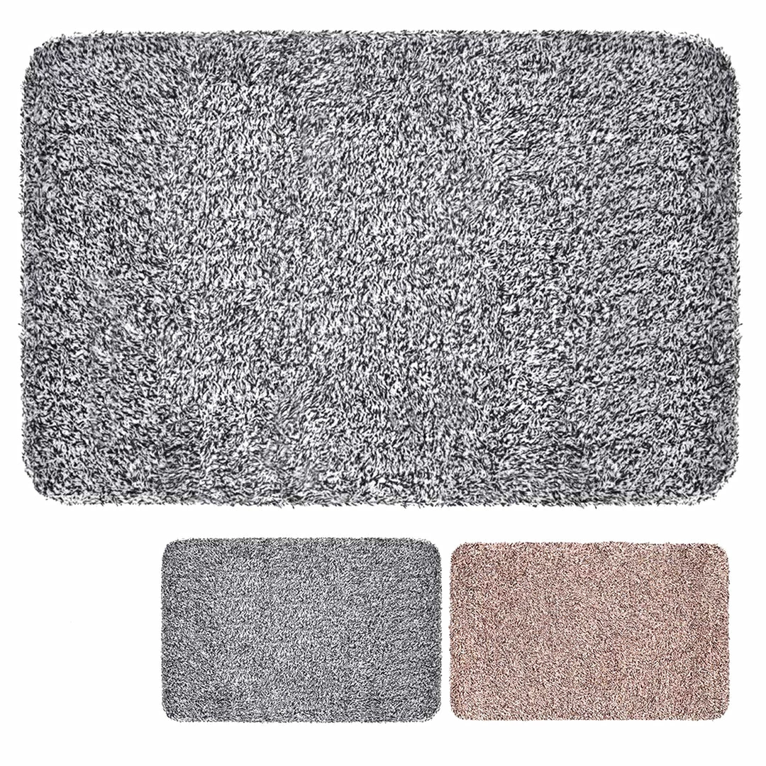 TVTimeDirect Houseware Clean Stepping Mud & Dirt Trap Runner- Gray 4 TVTimeDirect Houseware Clean Stepping Mud & Dirt Trap Runner- Gray