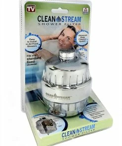 TVTimeDirect Clean Stream Shower Head With Shower Filter Outdoor & Garden