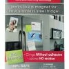 TVTimeDirect ClingBoard Stainless Cling Fridge Adhesives, 10-Pack Kitchen