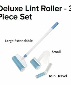TVTimeDirect Houseware Deluxe Lint Roller - 3 Piece Set