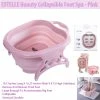 TVTimeDirect ESTELLE Beauty Collapsible Foot Spa - Pink