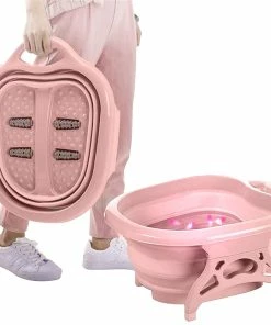 TVTimeDirect ESTELLE Beauty Collapsible Foot Spa - Pink
