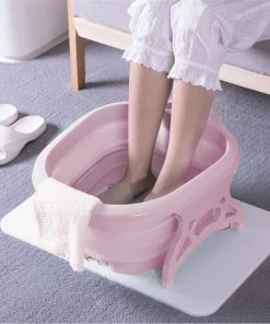 TVTimeDirect ESTELLE Beauty Collapsible Foot Spa - Pink