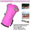 TVTimeDirect Cool Head Pillow - Pool Water-Filled Pillow, Pink