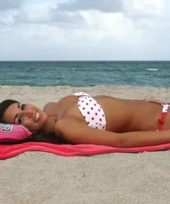 TVTimeDirect Cool Head Pillow - Pool Water-Filled Pillow, Pink