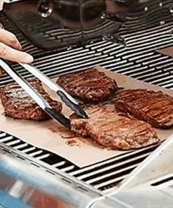 TVTimeDirect Kitchen Non-Stick Copper Grill Mat - 2 Pack - Mat Size: 15.75" X 13"