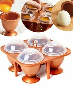 TVTimeDirect Kitchen Copper Chef Copper Eggs With Non-Stick Coating Ceramic-Coated
