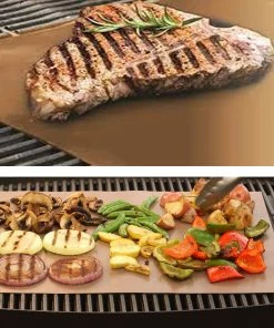 TVTimeDirect Kitchen Eternal Copper Infused Baked & Grill Mat - 2 Pack