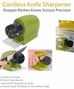 TVTimeDirect Kitchen Cordless Knife Sharpener
