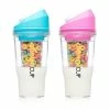 TVTimeDirect The CrunchCup XL - A Portable Cereal Cup - Pink & Blue