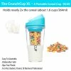 TVTimeDirect The CrunchCup XL - A Portable Cereal Cup - Blue