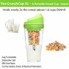 TVTimeDirect Kitchen The CrunchCup XL - A Portable Cereal Cup - Green