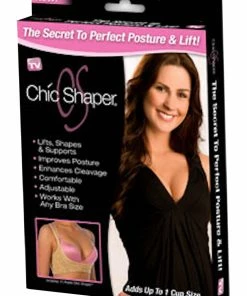 TVTimeDirect Chic Shaper Perfect Posture - Black - Medium (Bust Size 36-38) Clothing & Accessories