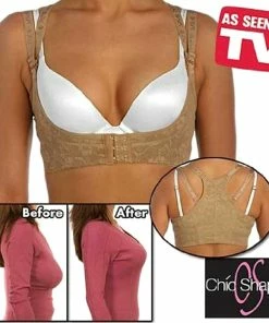 TVTimeDirect Chic Shaper Perfect Posture - White- Small (Bust Size 32-34)