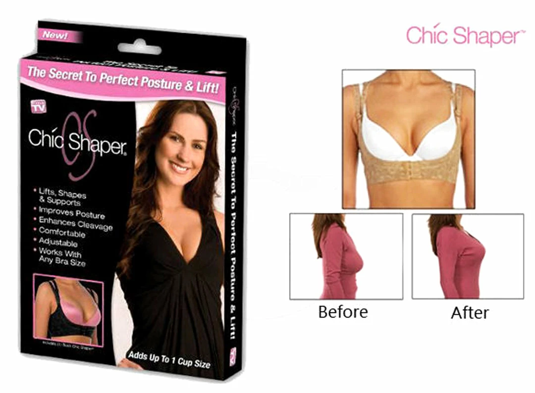 TVTimeDirect Chic Shaper Perfect Posture - White- Extra Large (Bust Size 44-46) Clothing & Accessories 6 TVTimeDirect Chic Shaper Perfect Posture - White- Extra Large (Bust Size 44-46) Clothing & Accessories