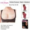 TVTimeDirect Chic Shaper Perfect Posture - Black - Medium (Bust Size 36-38) Clothing & Accessories