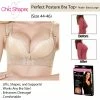 TVTimeDirect Chic Shaper Perfect Posture Bra Top-Nude Extra L(Size 44-46) Clothing & Accessories