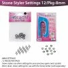 TVTimeDirect Stone Styler Settings 12/Pkg-8mm
