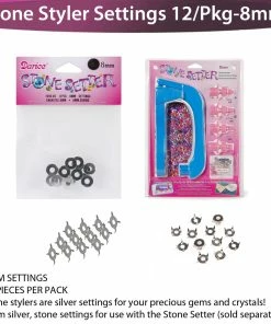 TVTimeDirect Stone Styler Settings 12/Pkg-8mm