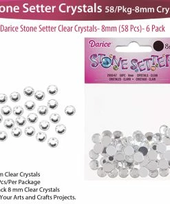 TVTimeDirect Stone Setter Crystals 58/Pkg-8mm Crystal