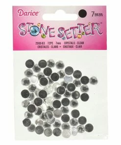 TVTimeDirect Stone Setter Crystals 72/Pkg-7mm Crystal