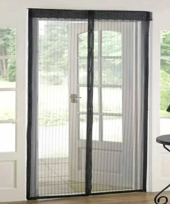 TVTimeDirect Houseware Magnet Mesh Door For Single, Sliding, And French Doors