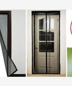TVTimeDirect Houseware Magnet Mesh Door For Single, Sliding, And French Doors