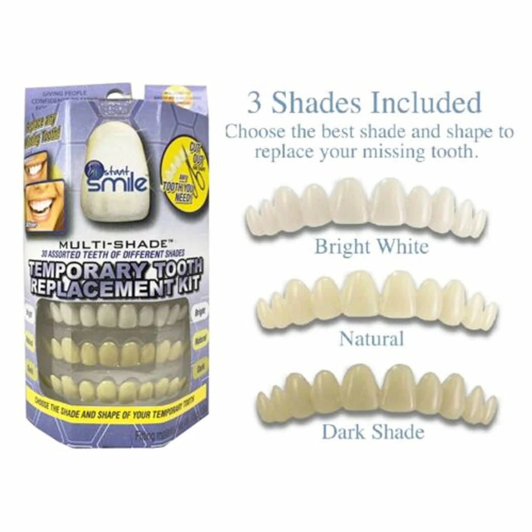 TVTimeDirect Health & Beauty Instant Smile Multi-Shade Temporary Tooth Repair Kit 4 TVTimeDirect Health & Beauty Instant Smile Multi-Shade Temporary Tooth Repair Kit