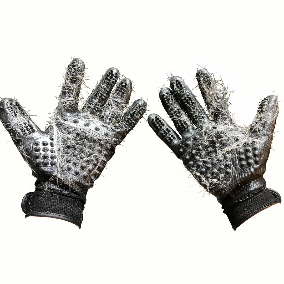 TVTimeDirect Pet Spa Shedding Gloves Deluxe 4 TVTimeDirect Pet Spa Shedding Gloves Deluxe