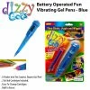TVTimeDirect Dizzy Gels: Battery Operated Fun Vibrating Gel Pens - Blue Toys & Games