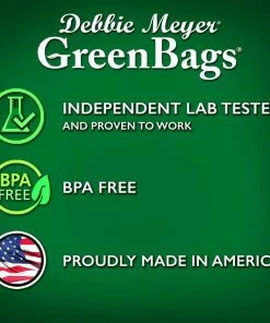 TVTimeDirect Kitchen Debbie Meyer Green Bags For Fruit And Vegetables - Variety Pack - 20 Pack