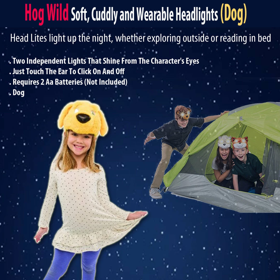 TVTimeDirect Hog Wild Soft, Cuddly And Wearable Headlights (Dog) 3 TVTimeDirect Hog Wild Soft, Cuddly And Wearable Headlights (Dog)