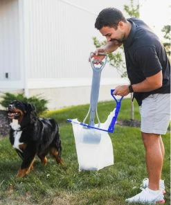 TVTimeDirect Dood-Eze - Dog Pet Waste Clean Up Tool - Blue Pets