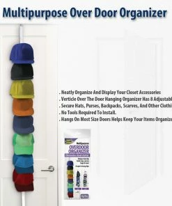 TVTimeDirect Multipurpose Over Door Organizer Houseware