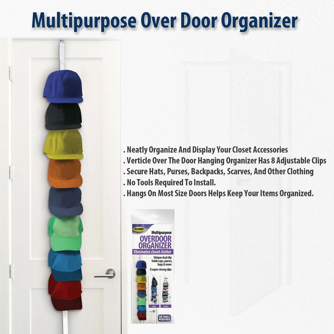 TVTimeDirect Multipurpose Over Door Organizer Houseware 3 TVTimeDirect Multipurpose Over Door Organizer Houseware
