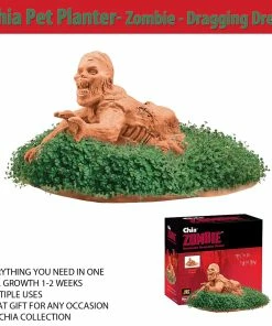 TVTimeDirect Chia Pets Chia Pet Planter - Zombie - Dragging Drew
