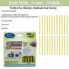 TVTimeDirect Drain Sticks - Lemon - 24 Sticks Outdoor & Garden