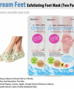 TVTimeDirect Health & Beauty Dream Feet Exfoliating Foot Mask (Two Pair)