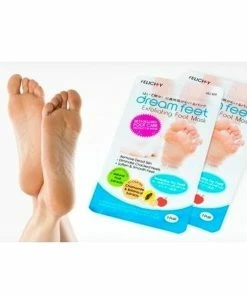 TVTimeDirect Health & Beauty Dream Feet Exfoliating Foot Mask (Two Pair)