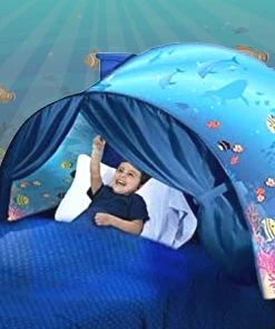 TVTimeDirect Houseware DreamTents Fun Pop Up Tent- Undersea World- Twin (NO Light)