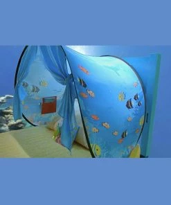 TVTimeDirect DreamTents Fun Pop Up Tent- Undersea World- Twin (w/ Light) Houseware