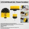 TVTimeDirect Houseware 3-Pc Drill Brush Set - Power Scrubber