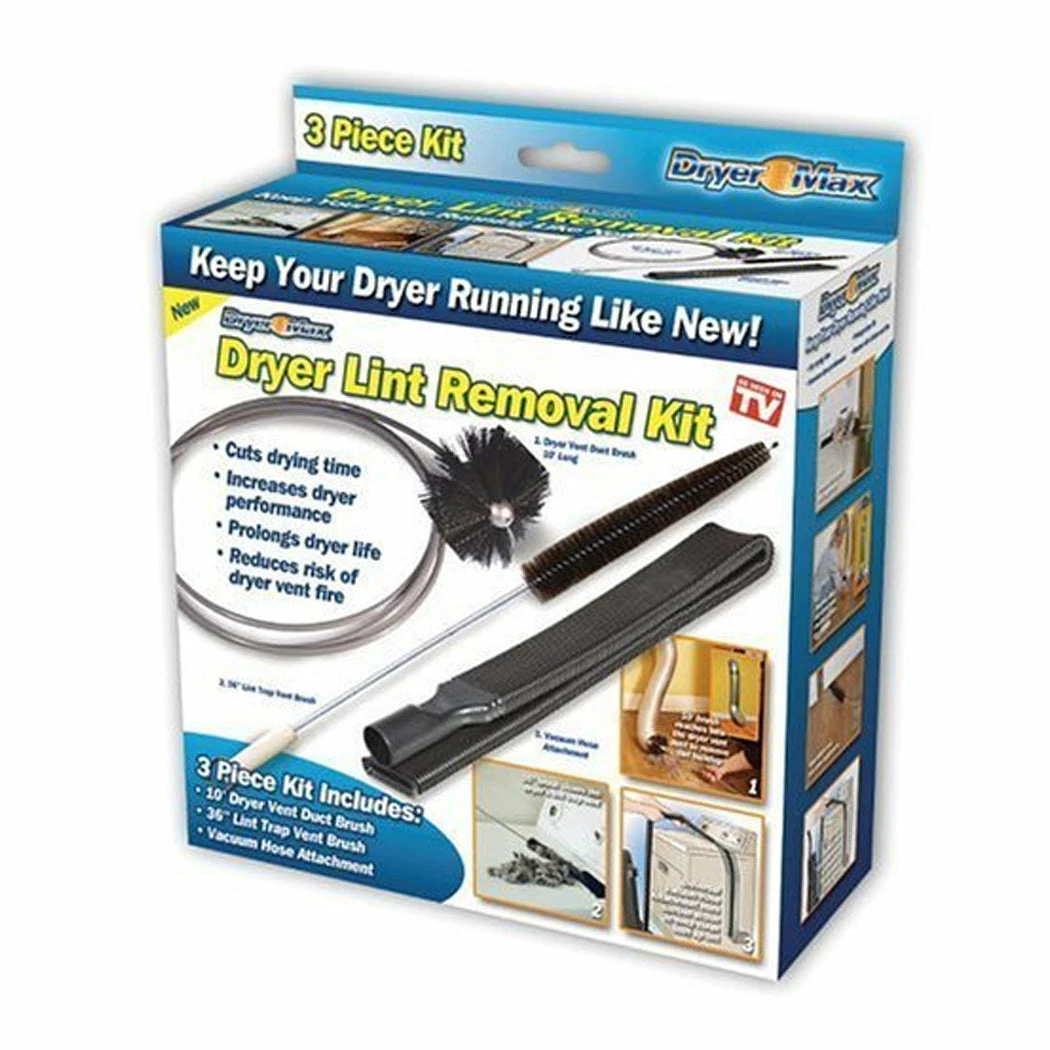 TVTimeDirect Houseware Dryer Max Dryer Lint Removal Kit 4 TVTimeDirect Houseware Dryer Max Dryer Lint Removal Kit