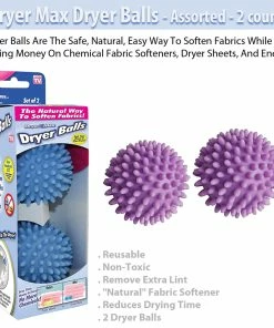 TVTimeDirect Houseware Dryer Max Dryer Balls - Assorted - 2 Count