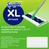 TVTimeDirect 60 Count Sweeper Dry Mop Refills Compatible With Swiffer XL- 11.75” X 17”- Dry Cloth Pads For Floor