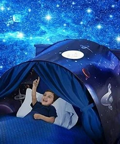 TVTimeDirect DreamTents Fun Pop Up Tent- Space Adventure- Twin (w/ Light) Two Pack