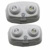 TVTimeDirect Dual Head Motion Sensor Light-Battery Operated - Adjustable Motion , Sensing - 2 Pack