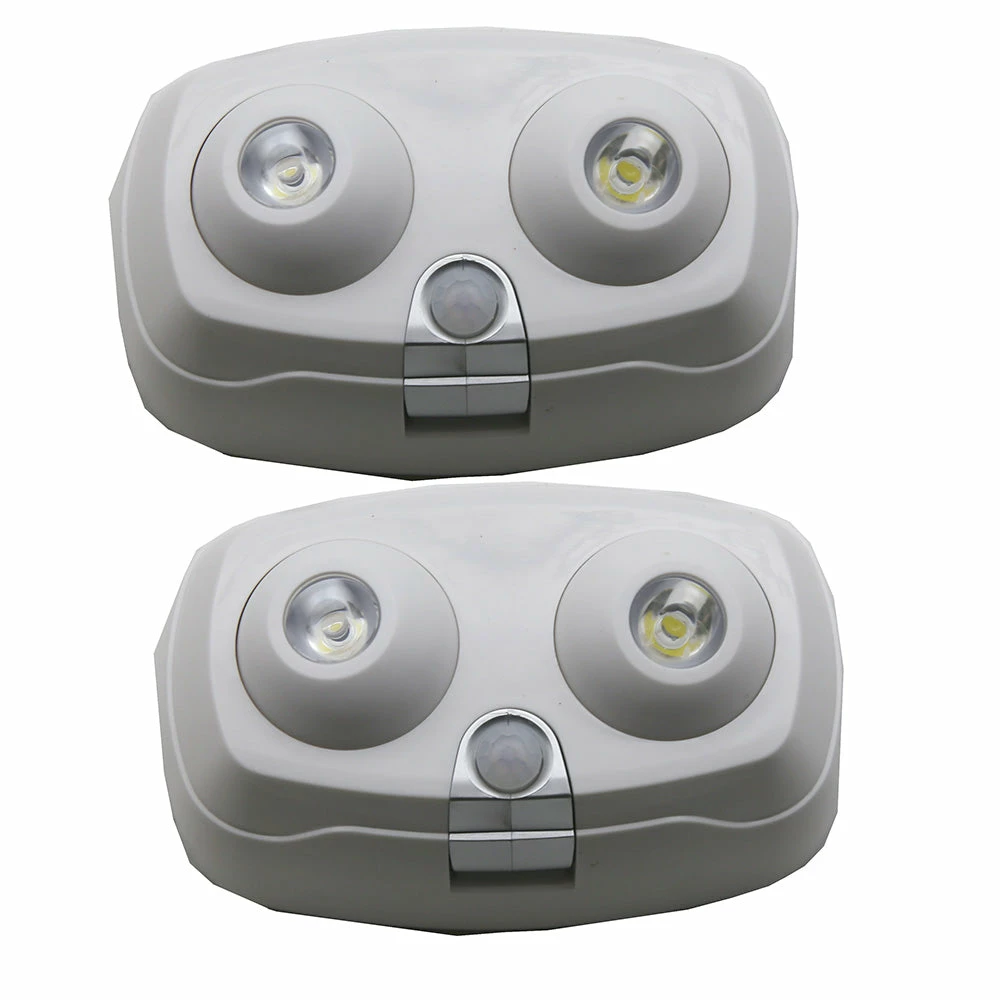TVTimeDirect Dual Head Motion Sensor Light-Battery Operated - Adjustable Motion , Sensing - 2 Pack 3 TVTimeDirect Dual Head Motion Sensor Light-Battery Operated - Adjustable Motion , Sensing - 2 Pack