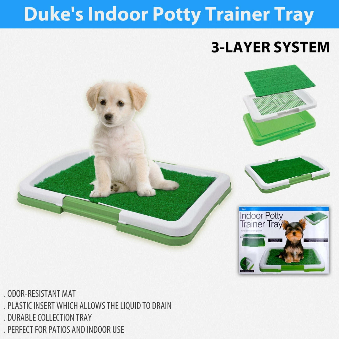 TVTimeDirect Pets Duke's Indoor Potty Trainer Tray 3 TVTimeDirect Pets Duke's Indoor Potty Trainer Tray