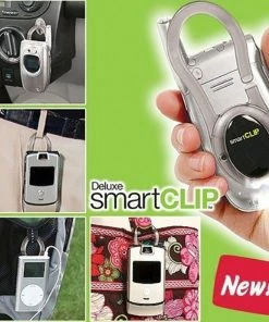 TVTimeDirect Deluxe Smart Clip- Universal- Fits All Cellphones- Charcoal Gray (1) Clothing & Accessories